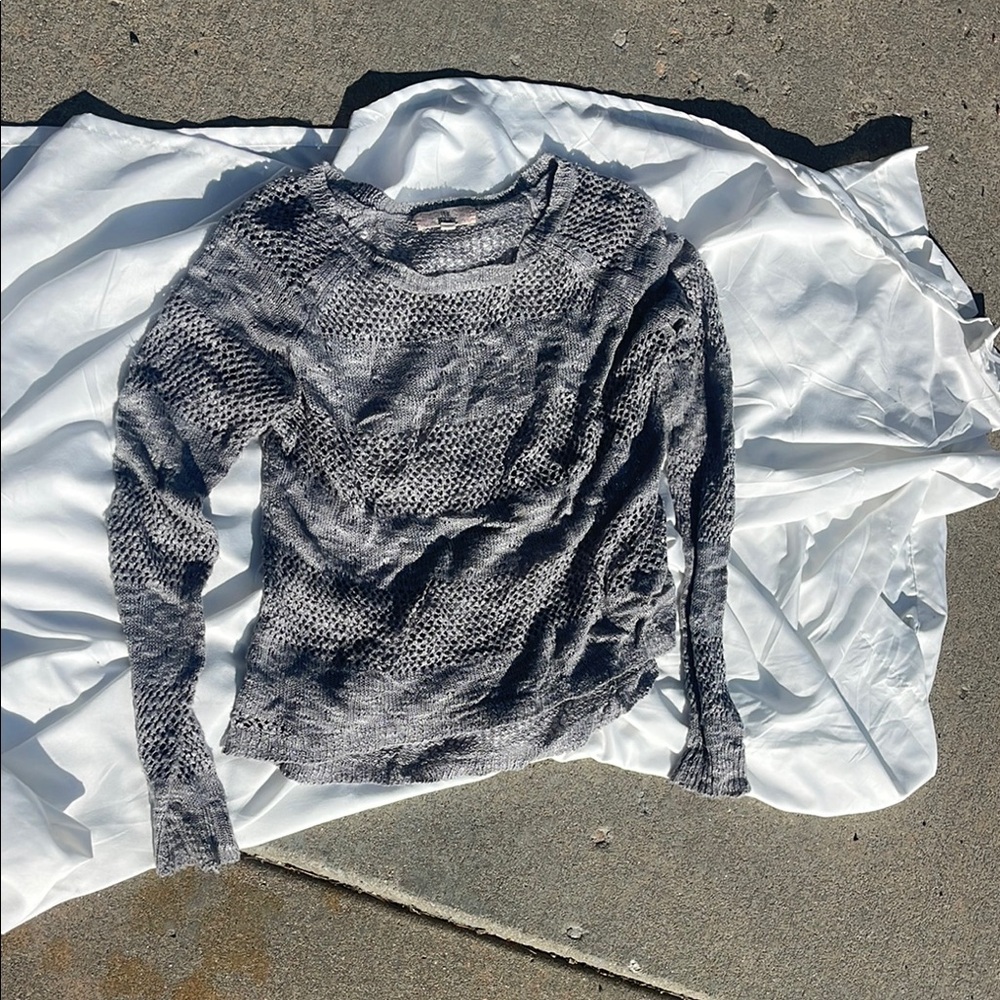 Pink Republic Gray Knit Sweater